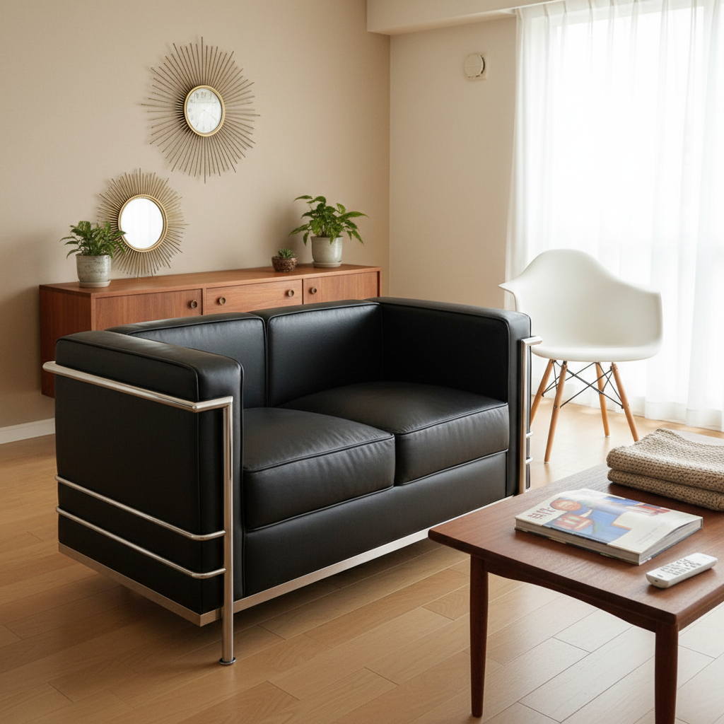 ミッドセンチュリーモダンのコーディネート例