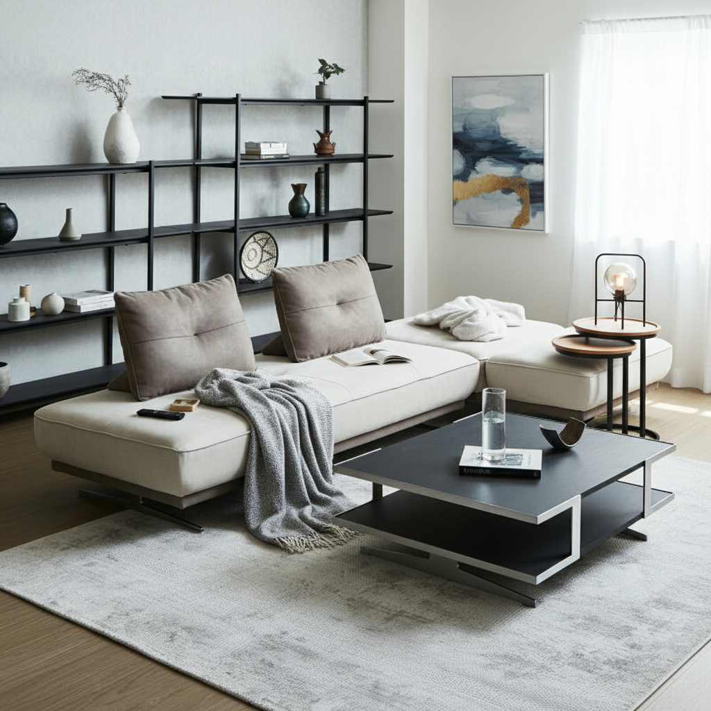 コンテンポラリーモダンのコーディネート例